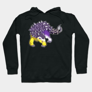 Pride Dino - Non-binary Hoodie